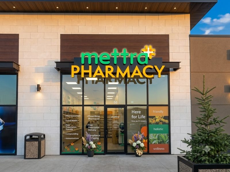 Mettra Pharmacy Saskatoon — website built by MapSorix